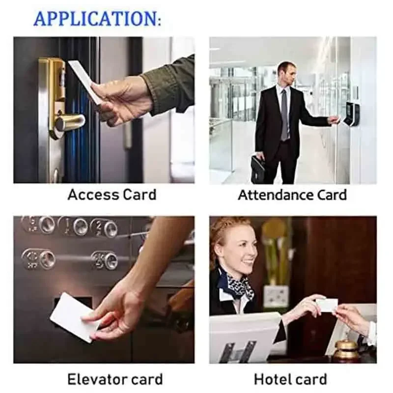 5/10/50/100 Pcs IC + ID UID Rewritable Composite Key Card Keyfob Dual Chip Frequency RFID NFC Tag 125KHZ T5577 EM4305 + 13.56MHZ