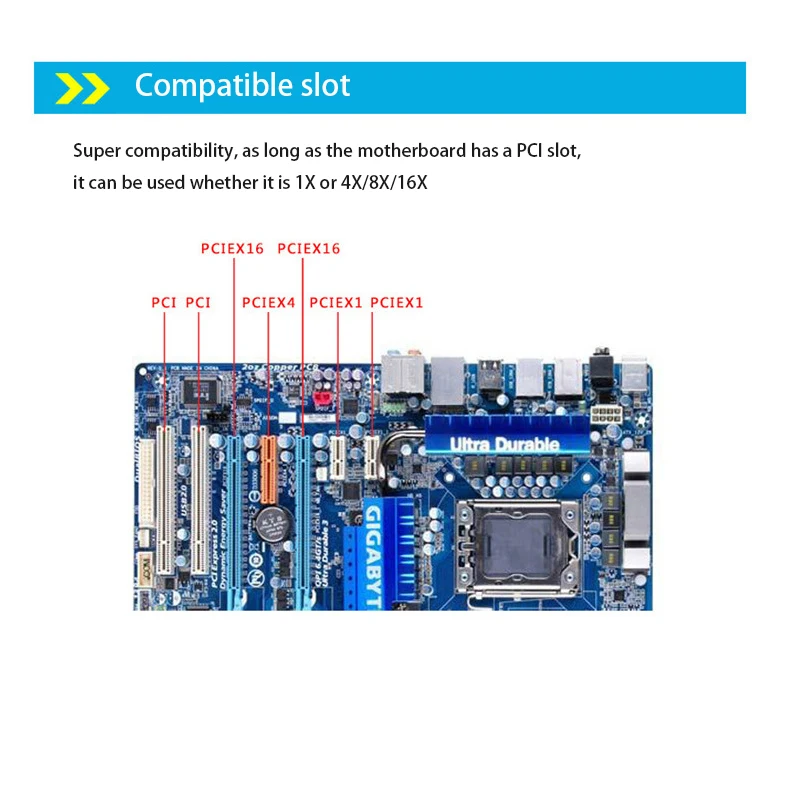 PCI Gigabit Netwerkkaart Adapter Game PCI Card gaming adaptieve RJ-45 LAN Adapter netwerkadapter PCI naar Ethernet 10/100/1000Mbps