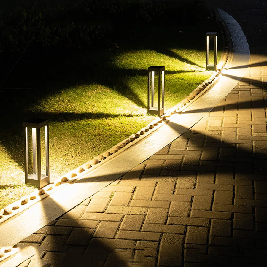 

Aluminum Outdoor Landscape Path Light IP65 Waterproof Garden Floor Lamp Walkway LED Bollard Light for Lawn Driveway Patio Decor
