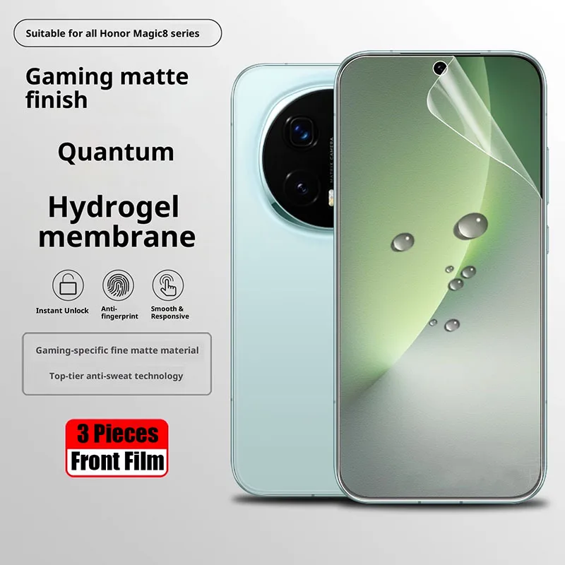 3-1PCS Matte Hydrogel Film für Honor Magic8 Pro Front TPU Schutz Screen Protector für Honor Magic7 Pro magic6 Pro kein Glas