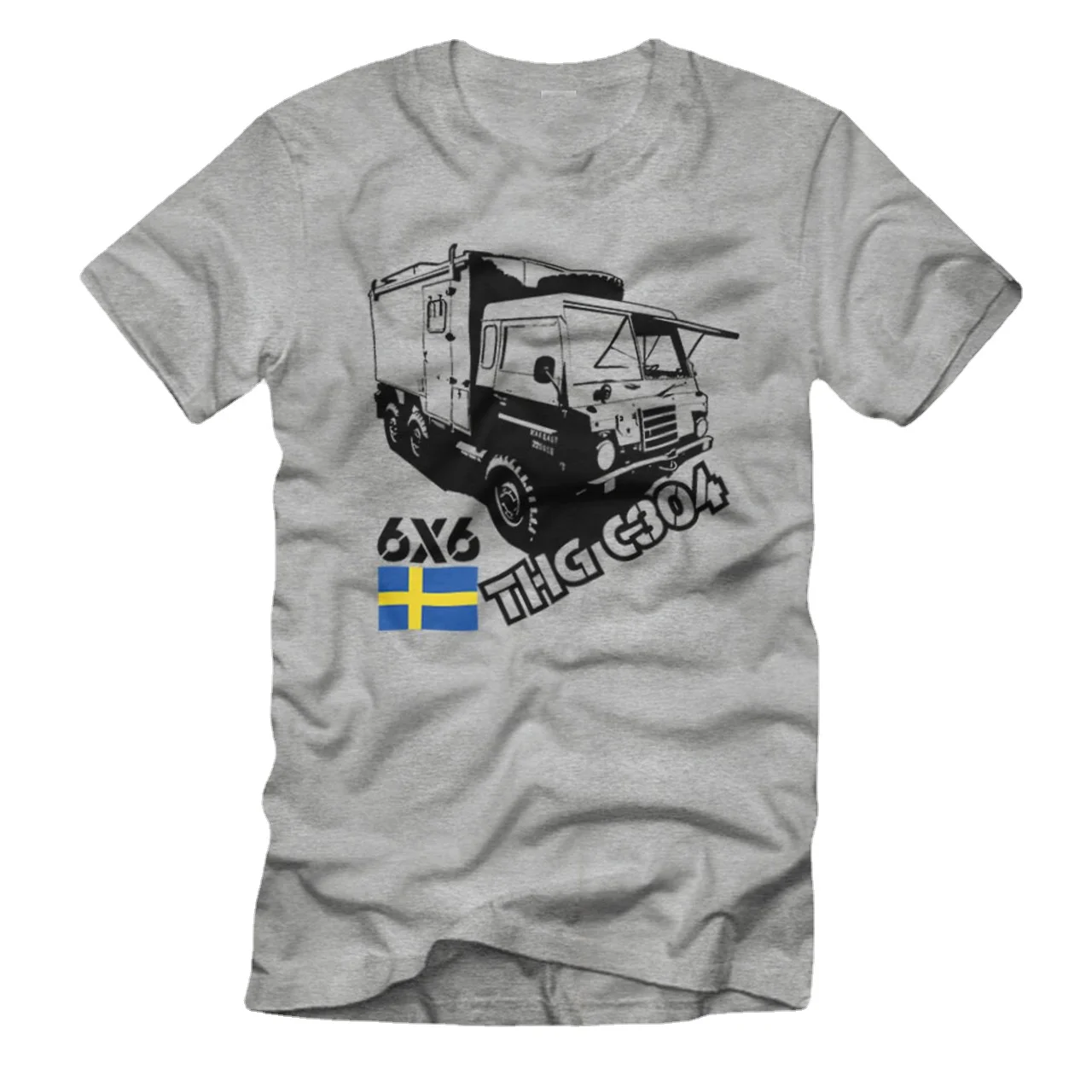 THG C304 Schweden 6x6 C306 Gelände LKW Oldtimer Offroad T-Shirt. Summer Cotton Short Sleeve O-Neck Mens T Shirt New S-3XL