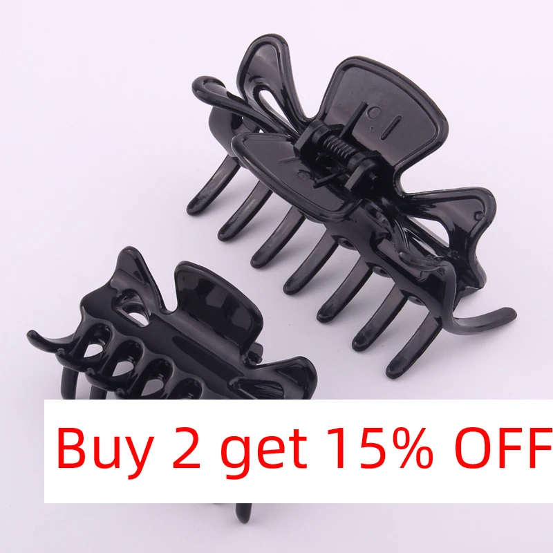 Butterfly Hair Claw for Women Environmental Plastic Crab for Hair Big Clamp for Ponytail Holder Strong Bite Force Hairdress