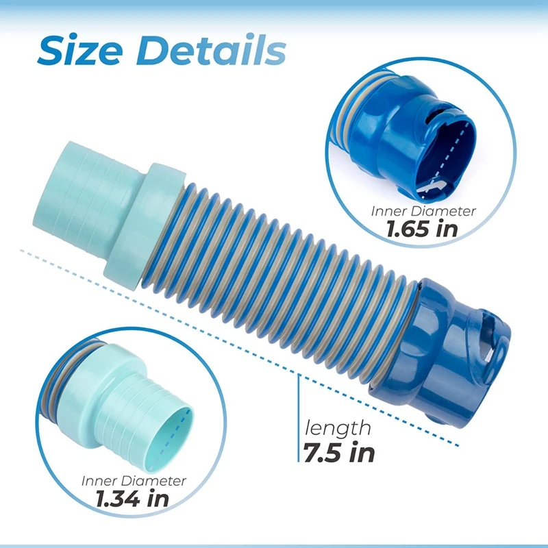 Zamienny Adapter do wąż do odkurzacza basenowego do zodiaku MX6 MX8 urządzenie do czyszczenia basenu Adapter do basenu złączka do węża