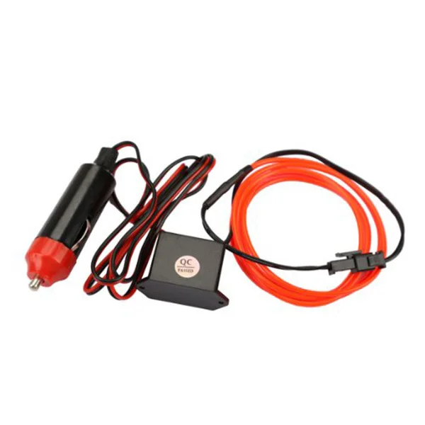 

DIY красный светодиод El Wire Rope Tube Light Line для салона автомобиля Энергоэффективный Надежный запуск длительного срока службы El Wire