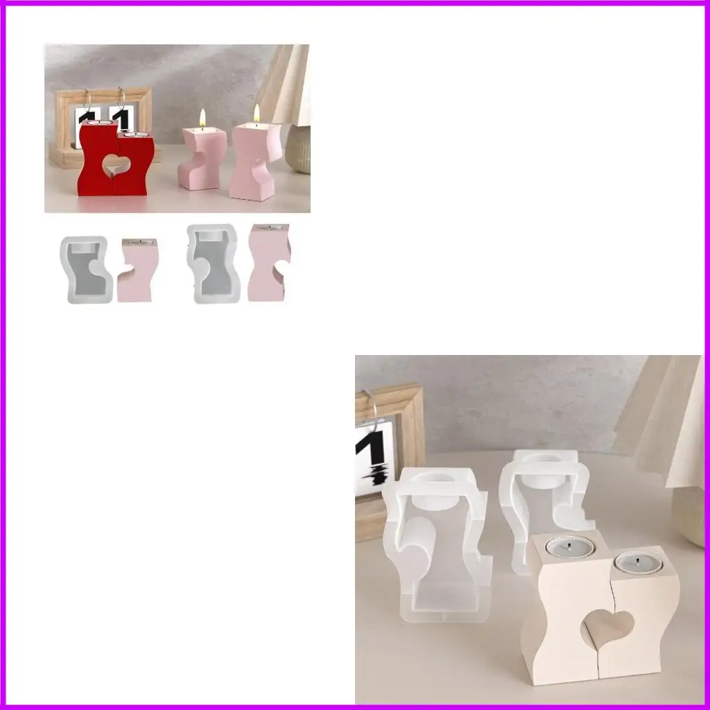 

Flexible Silicone Heart Mould for Artistics and Home Decoration Crafting