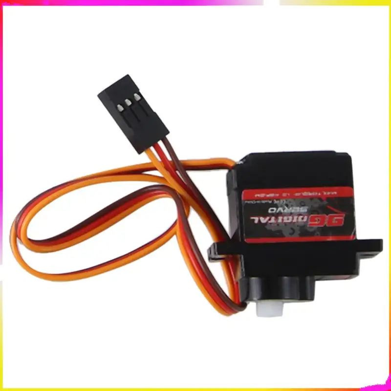 M04K 6개/묶음 서보 9G 디지털 서보 모터 고속 스티어링 RC 서보 플라스틱 기어 서보 1/16 1/18 1/24 RC 자동차 보트용