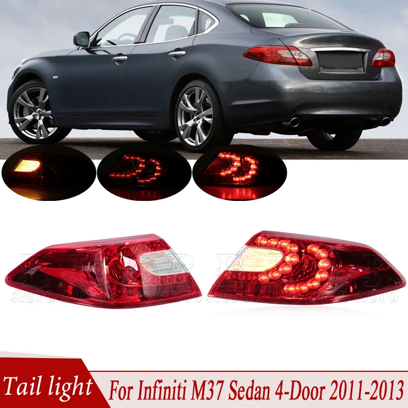 Tail Light Assembly For Infiniti M37 Sedan 4-Door 2011-2013 Rear Turn Signal Light Brake Reversing Lamp 265551MA0A 265501ME0A