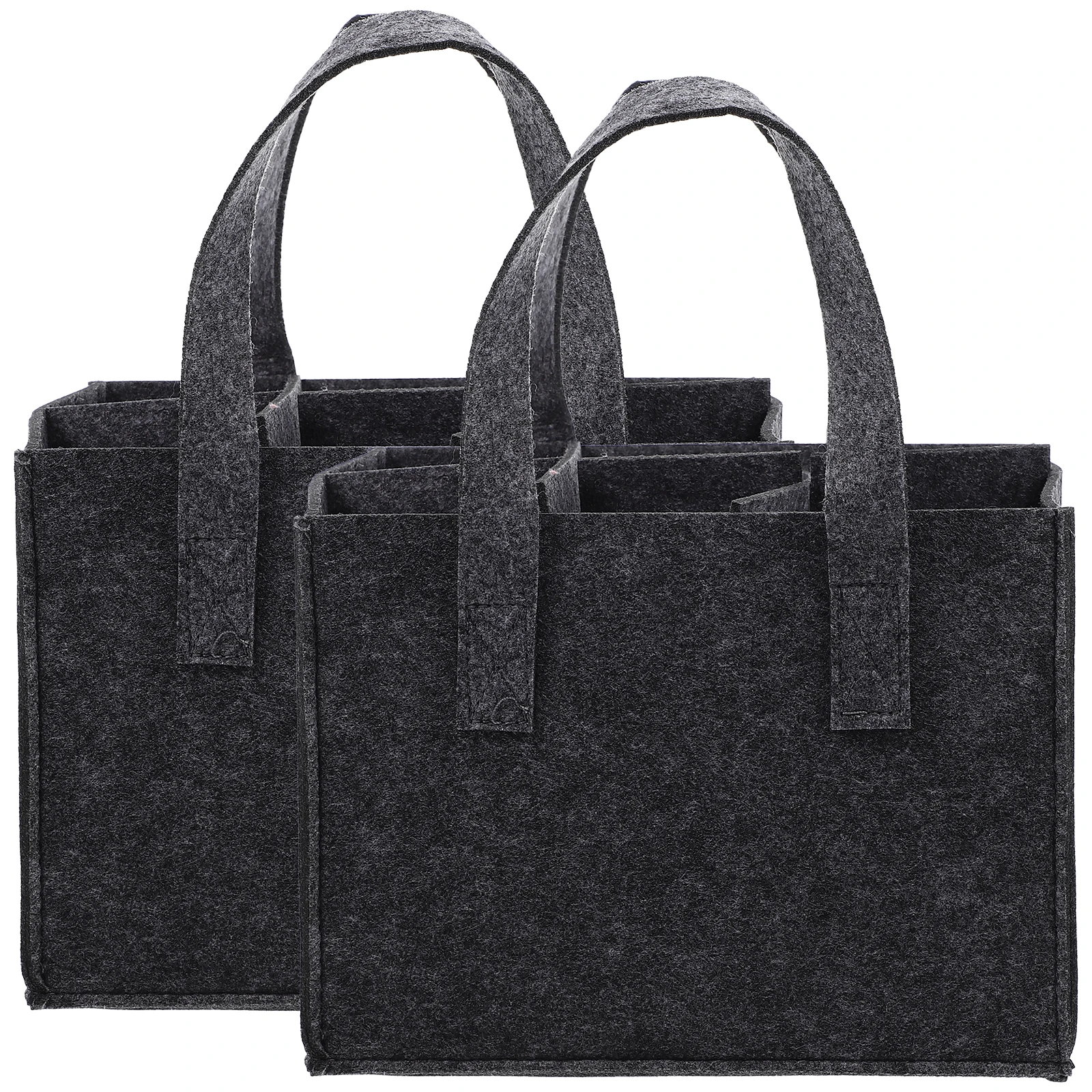 

2 Pcs Gift Tote Bag Portable Storage Bags For Gifts Bottle Insulated Carrier Storage Bags for Beer Bar Tools