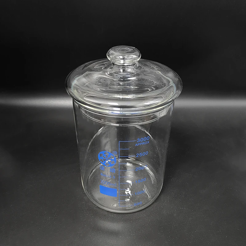 

FAPE Beaker in low form without spout,Capacity 150ml/250ml/500ml/1000ml/2000ml/3000ml/5000ml,With lid,Borosilicate glass