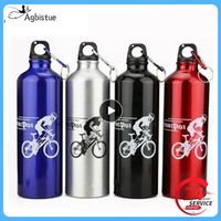 750ml Sports Water Bottle Aluminum Alloy Mountain Bike Water Cup With Carabiner Cycling Accessories