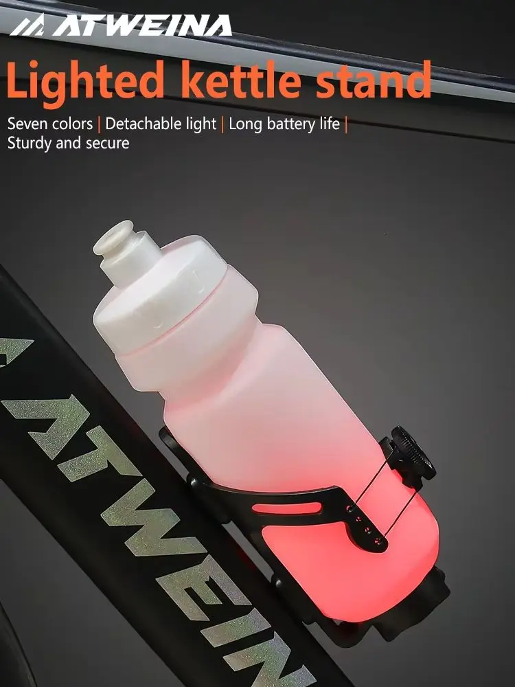 AliExpress ATWEINA Button-rotating Water Bottle Holder Lightweight And Portable With A Light At The Bottom Perfect For Cycling Accessories