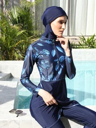 3PCS/Set Islamic Women Muslim Swimwear Dress Pants Burkini Swimsuit Modest Islam Swim Surf Wear Sport Full Suit Swimming