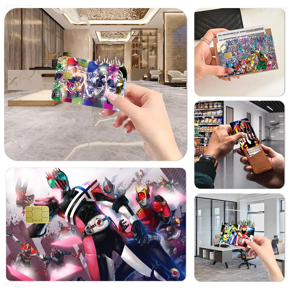 K-Kamens-Riders 100% رائجة البيع أمين الائتمان الخصم البنك بطاقة حافلة بطاقة فيلم الجلد ملصق