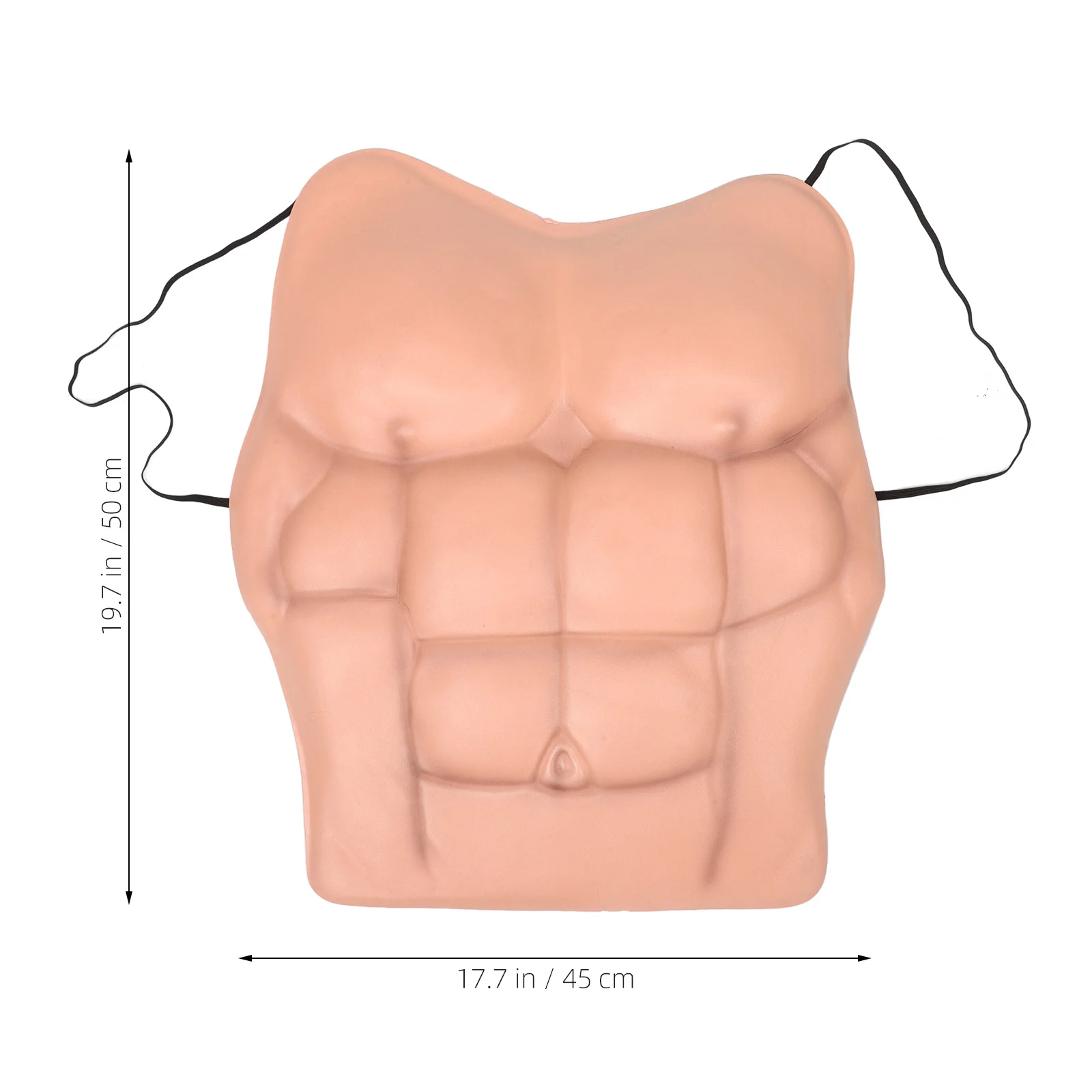 Simulierte Muskelkleidung Hollween Fake Chest Künstlicher Bauchmuskel-Bodysuit-Kostüm Starker Mann Herrenstrumpfhose