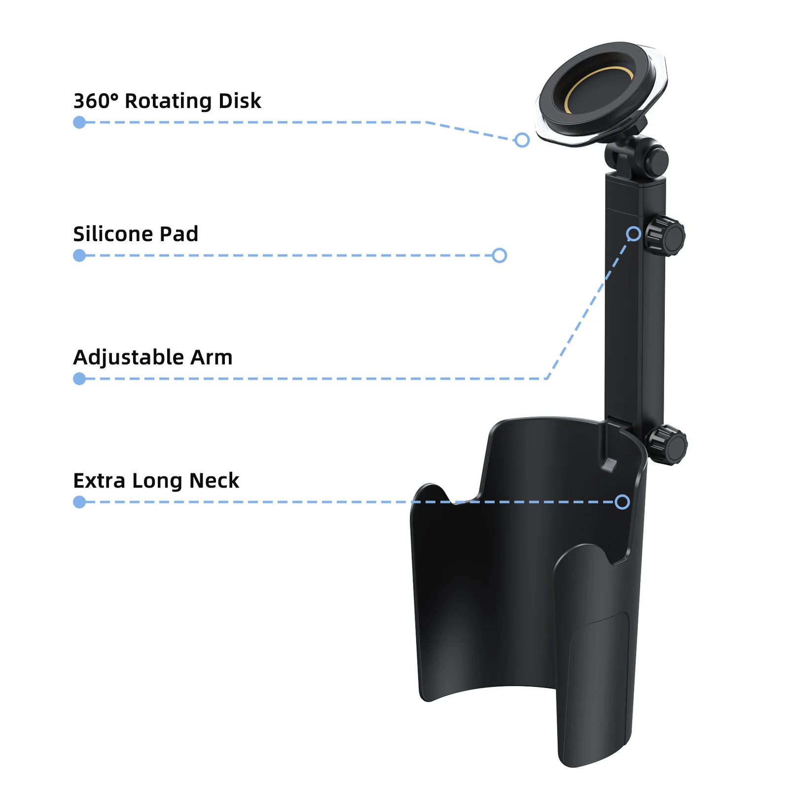 Car Cup Tablet Stand Phone Holder Expander Multifunction Support Adapter for Auto Interior Drink Organizer Storage Accessories