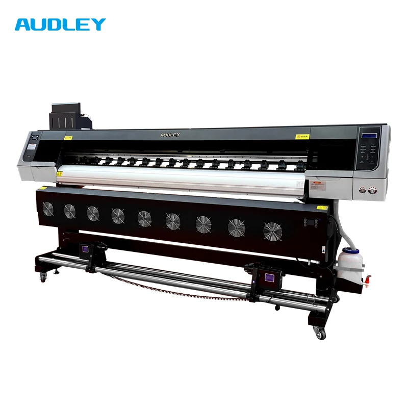 

Audley High Quality Inkjet Printer Double I3200 XP600 Eco-Solvent Heads Roll-to-Roll Machine for Canvas Painting Vinyl Sticker