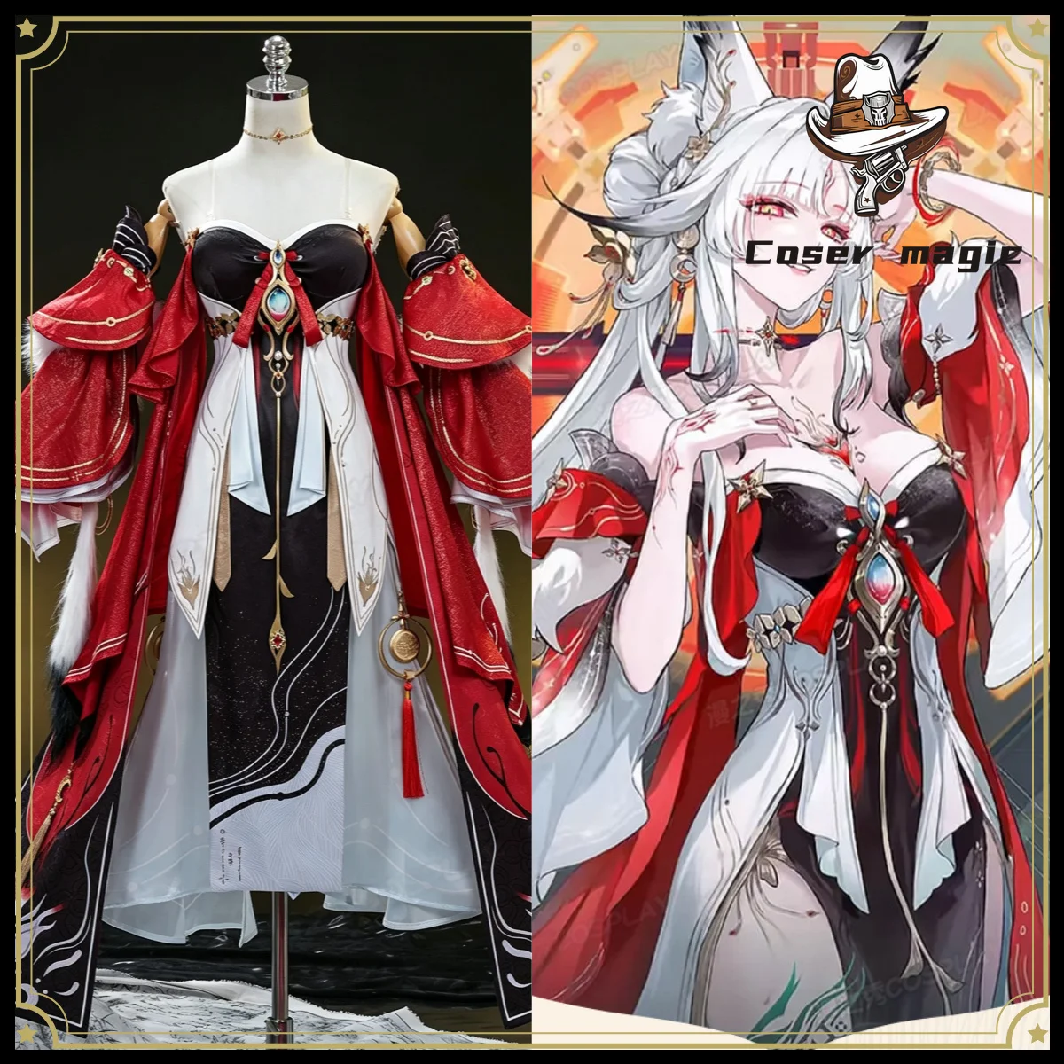 Wuthering Waves Xinyuehu Cosplay Costume Full Set Anime Game Outfit for Women