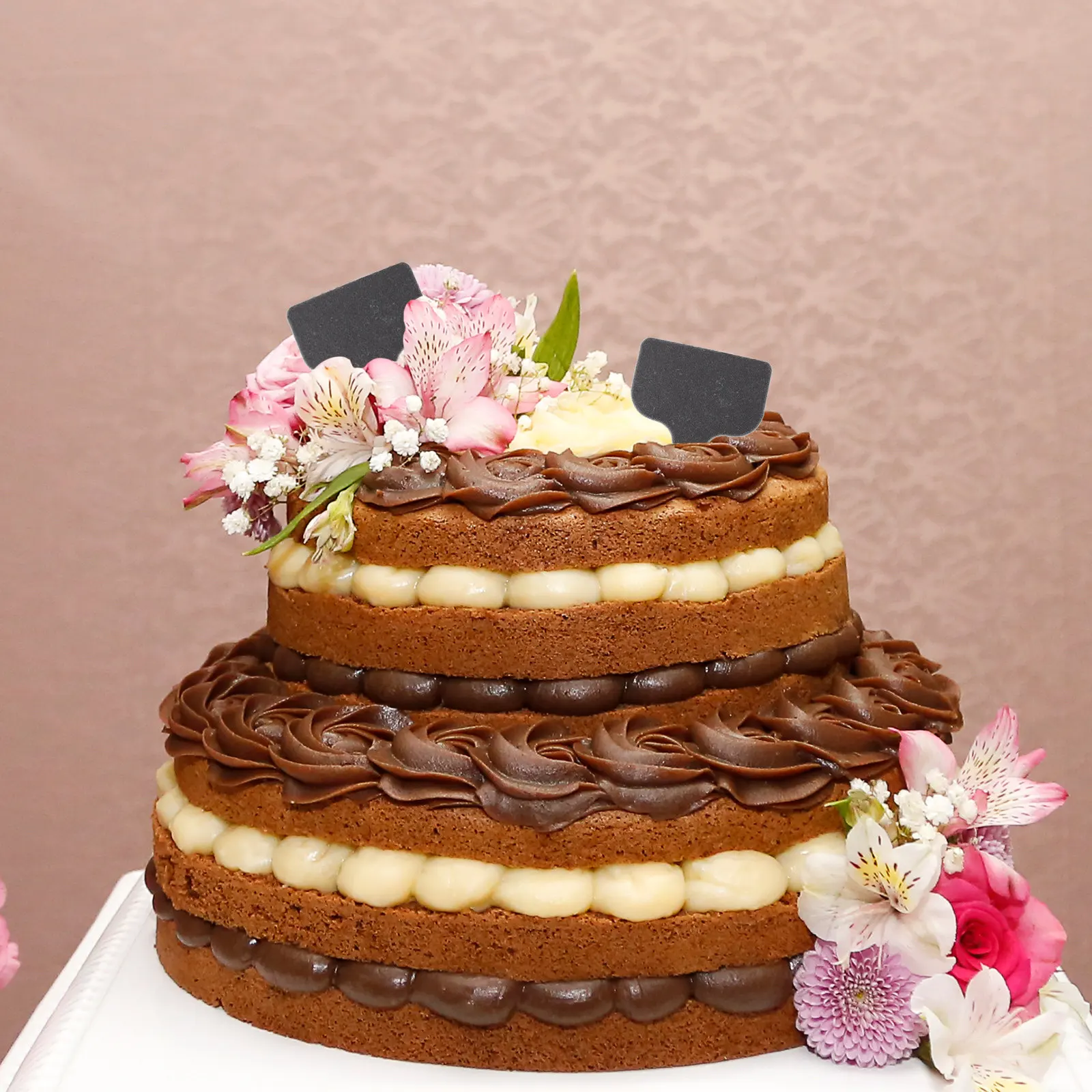 1 Juego de Etiquetas para Pasteles, Marcadores de Queso, Adornos Multiusos para Postres, Letreros Creativos para Panadería, Pastelería y Uso Doméstico