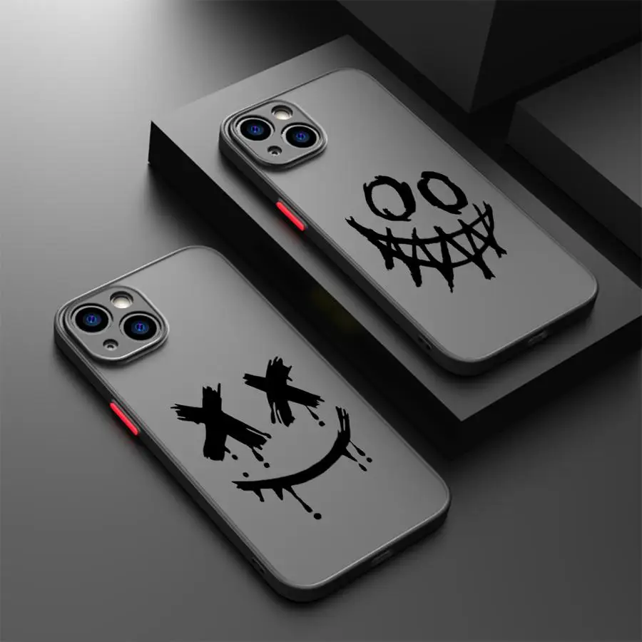 

Super Cool And Stylish Face Funda Back Phone Cover Case for iPhone 17 Pro Max 11 15 X XS XR Air 14 7 8 SE 12 13 Mini 16 Plus 17P