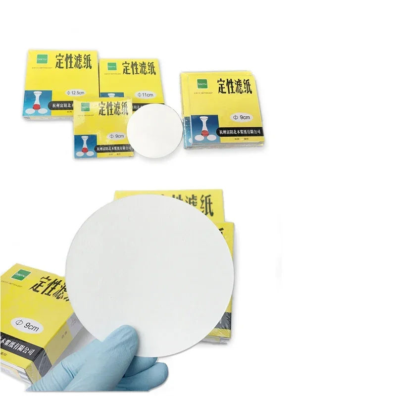 

All size Laboratory filter paper Fast/Medium/Slow speed Qualitative filter paper Funnel filter paper