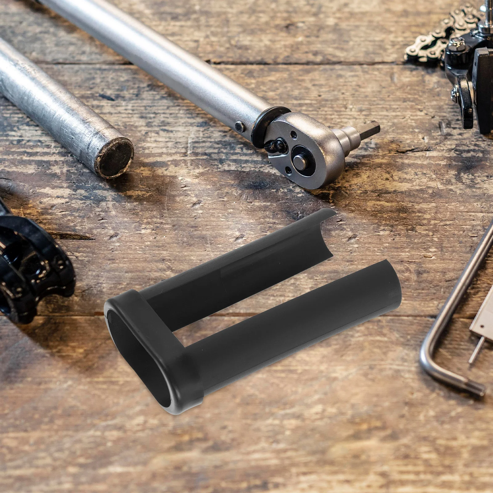 

Hollow Elliptical Tube Sleeve Adapter Plastic Gym Equipment Accessories Durable Lightweight Design Reduces Friction Enhances