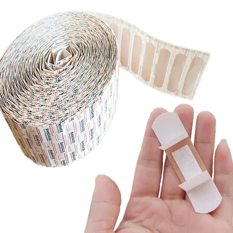 10/40/80PCS Band PE Waterproof Square Shaped Band Aid First Aid Accessories Wound Plaster Adhesive Bandages