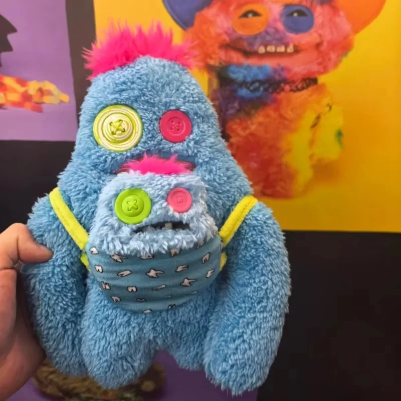 In Stock Genuine Fuggler Funny Mini Rascals Baby Series Ugly Cute Monster Plush Doll Collectible Toy Christmas Gift