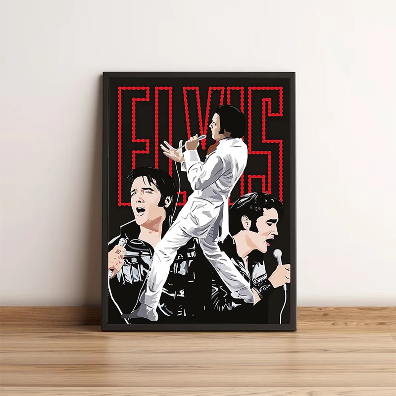 Elvis Room Decor Home Decorations for the Room Wall Art Decorative Prints Wall Painting Home and Decoration Poster Canvas 40x60