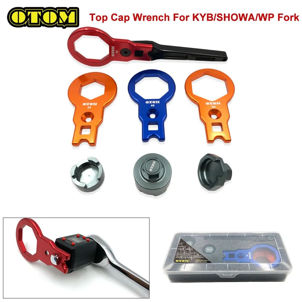 

Мотоцикл для KYB/SHOWA/WP вилка, верхняя крышка, гаечный ключ, комплект втулок, гаечный ключ для компрессионного клапана, инструмент для ремонта, аксессуары для мотокросса