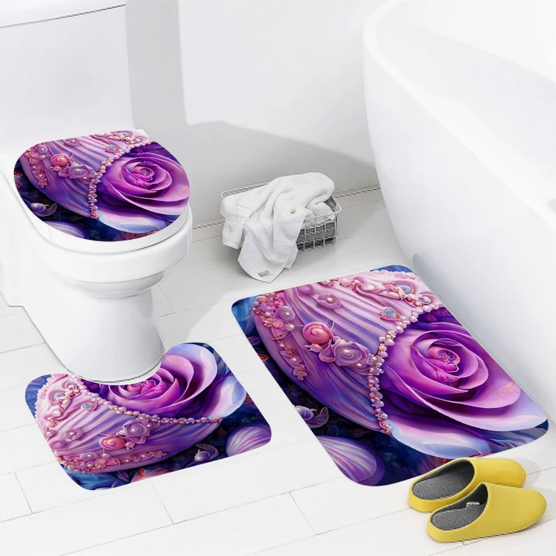 home bathroom floor mats Modern Nordic style Bath Foot mat modern bathroom accessories rug Toilet mat Bathtub anti-slip carpet