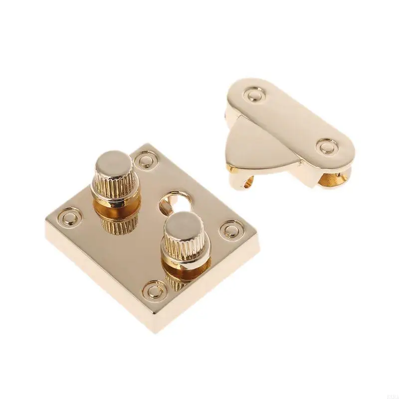 KXRA Metal Handbag Clasp Turn Lock Buckle Bag Accessories for DIY Bag Purse Hardware