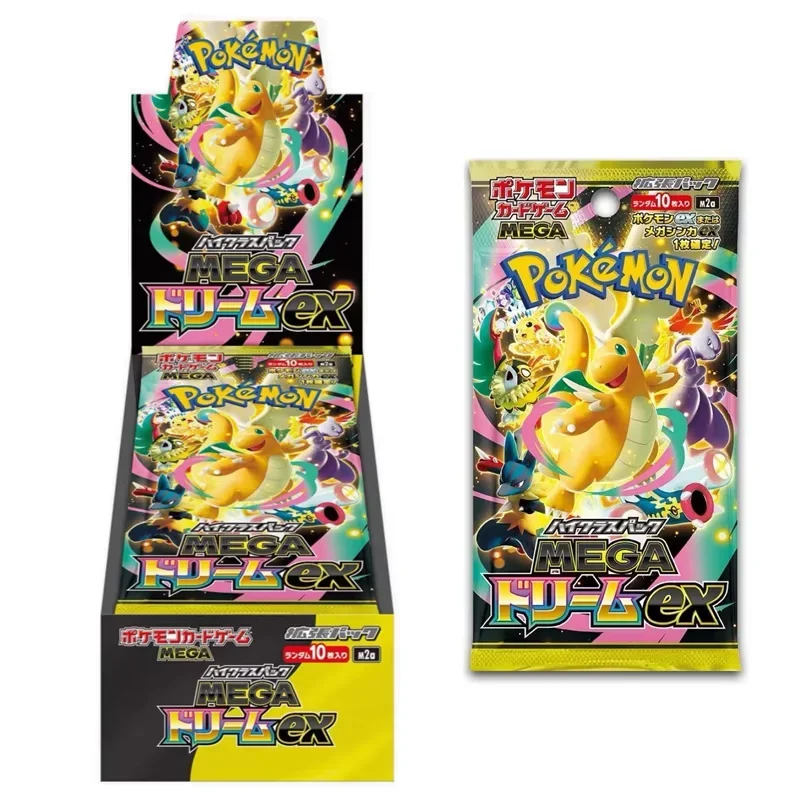 Pokémon TCG 2026 Nieuwe M2a JP Editie Verzamelkaarten Mega Dream Ex Gouden Box Booster Pack Verjaardag Cado Speelgoed Op Voorraad