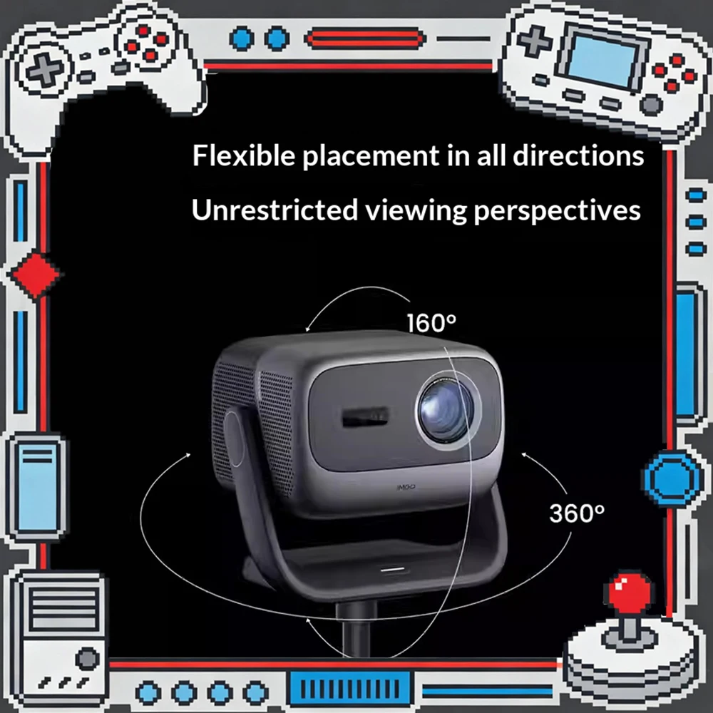 

JMGO X-type floor stand projector living room bedroom bedside Adjustable hidden line