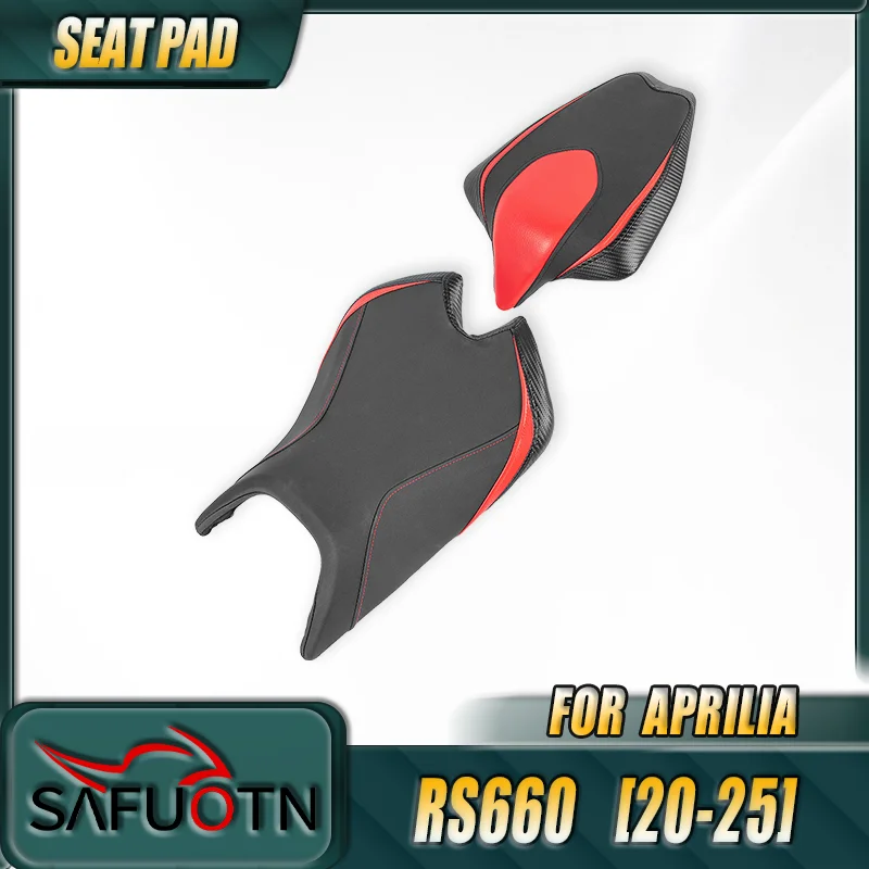 WOLFLINE Front Driver Seat for Aprilia RS 660 2020 2021 2022 2023 2024 2025 Rear Passenger Seat Cushion Comfort Upgrade