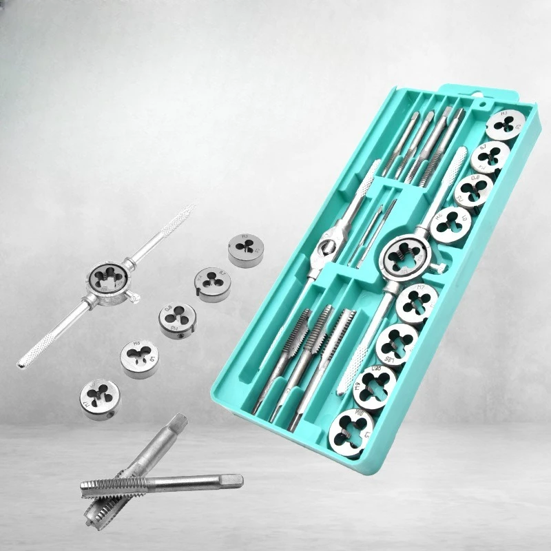 

Набор инструментов для комбинированных метчиков и штампов (M3-M12) — прецизионный ручной метчик и ключ для резки метрической резьбы