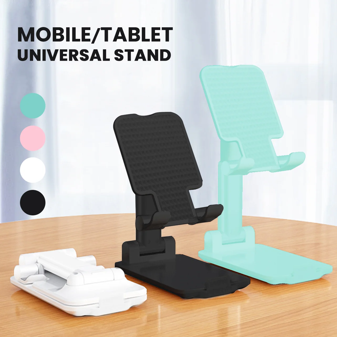 Foldable Mobile Phone Holder Stand Tablet Desk Mount Table Flexible Adjustable Desktop Live Lazy Bracket Support For All Phones