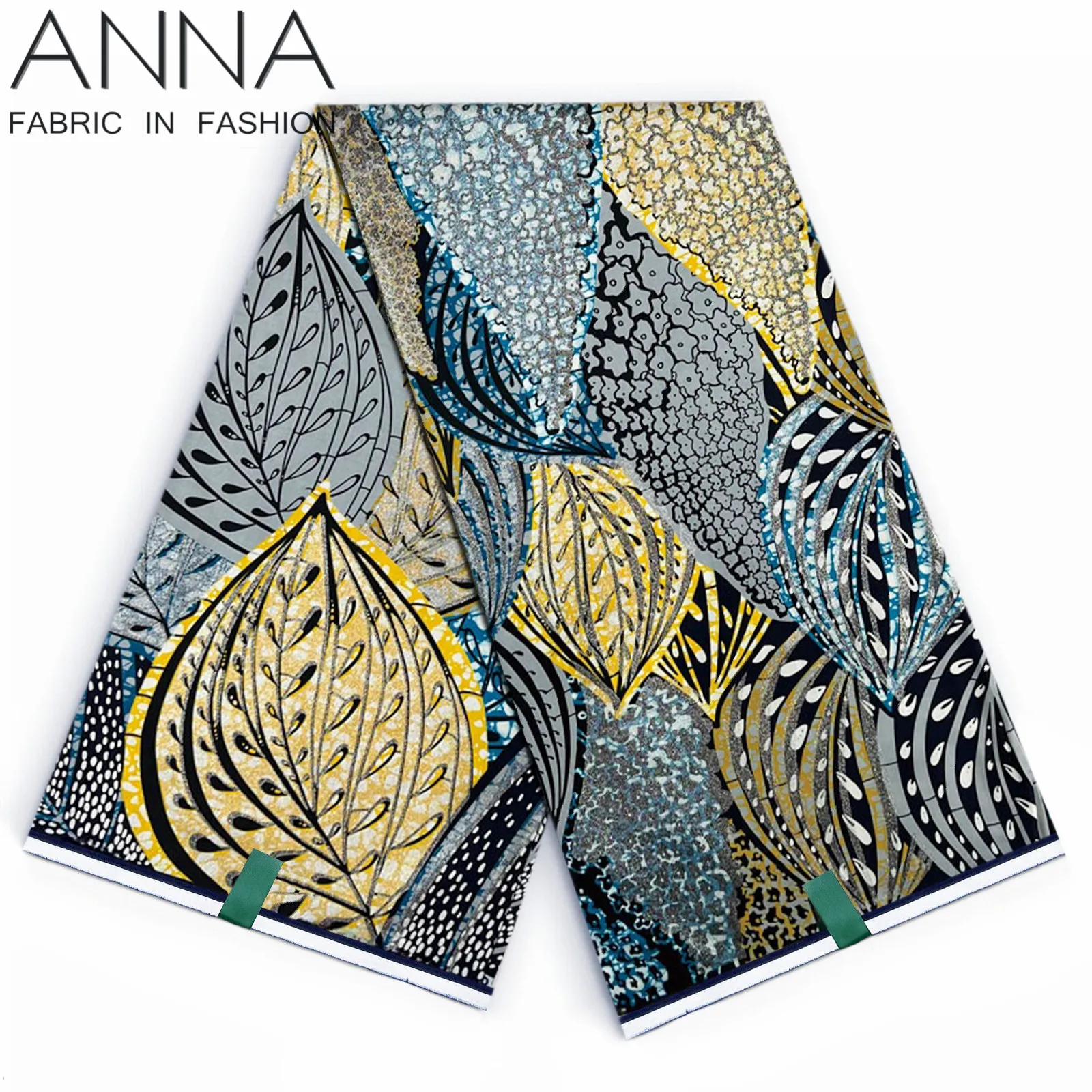 

Grand Super 100% Cotton African Wax Fabric High Quality Ankara Wax Print Fabric 6yards Women Fabric For Sewing JVP1