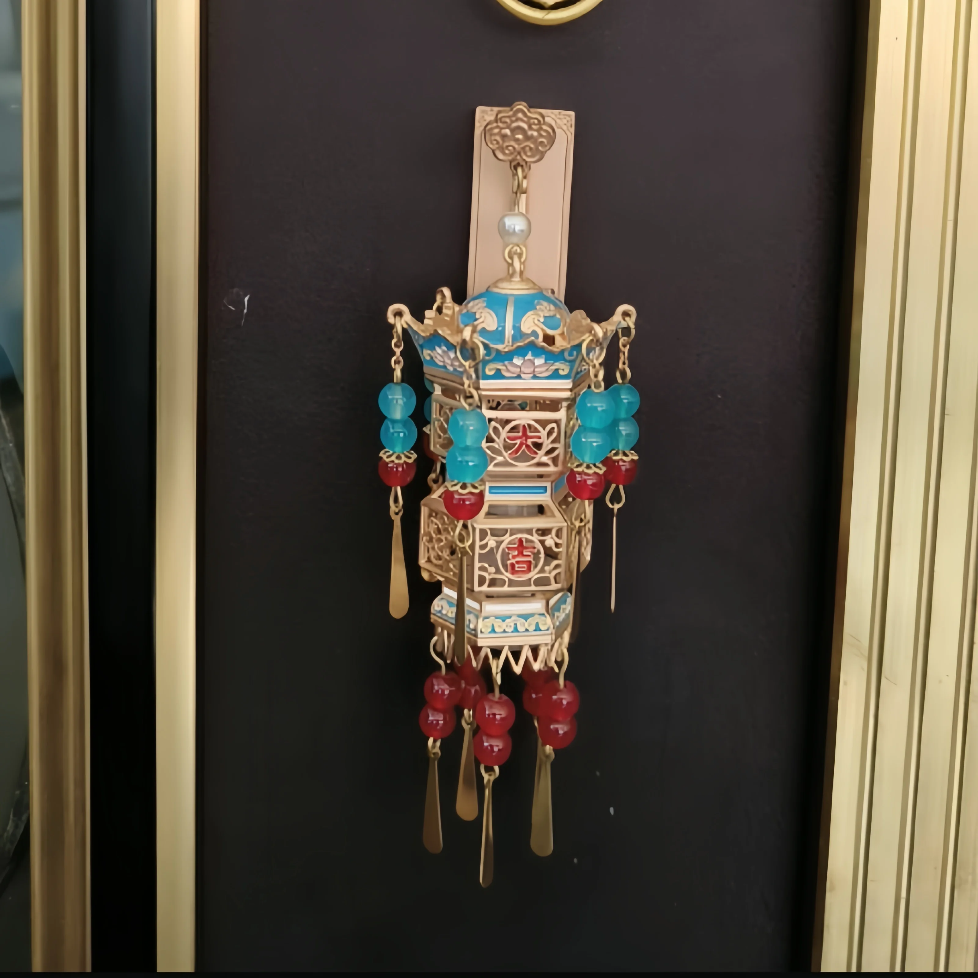 جراند جيدي فانوس مغناطيس الثلاجة متحف بكين متوهجة السياحة الصينية اللعب والهوايات عمل الشكل الرسوم المتحركة مشتق #6