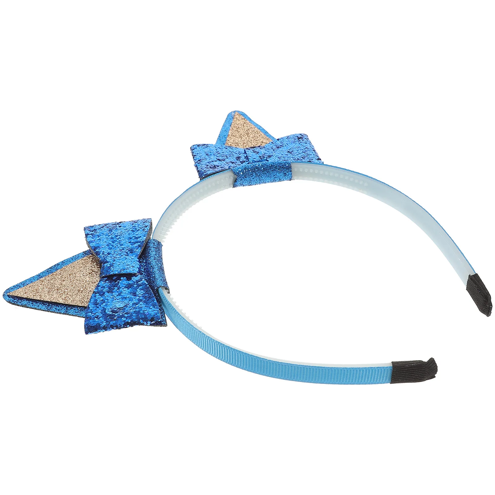 

1pcs Cute Kids Cat Ear Headband Pink Sequin Metal Hair Accessories for Girls Children Party Costume Cosplay Lightweight