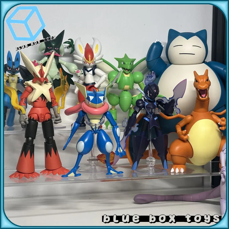 在庫あり-2025年-ブロキーズ-正規品-ポケモン-グレンジン-スノーラクス-リザードン-ルカリオ-アクションフィギュア-モデルデザイン-コレクション-誕生日-おもちゃ-ギフト