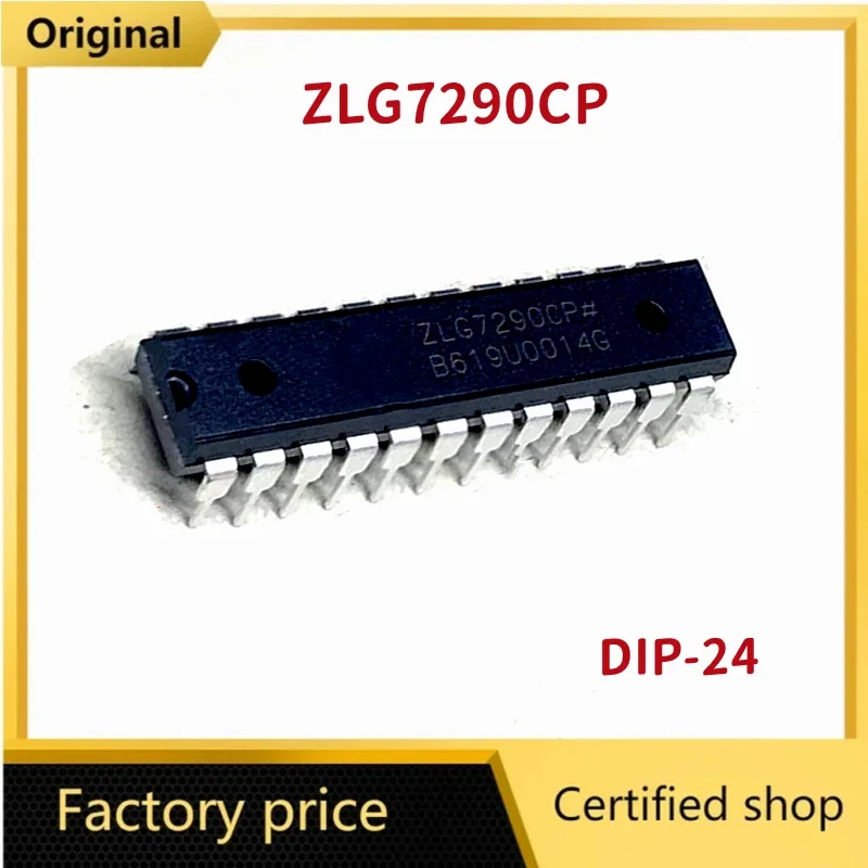 Brand new and original  ZLG7290CP 7290CP DIP-24 in-line keyboard display driver controller IC chip