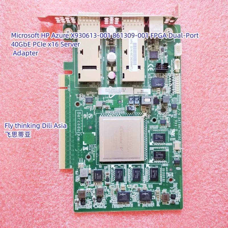 

Microsoft Azure X930613-001 861309-001 FPGA Dual-Port 40GbE PCIe x16 Server Adapter 5SGSKF40I3LNAC ALTERA STRATIX V