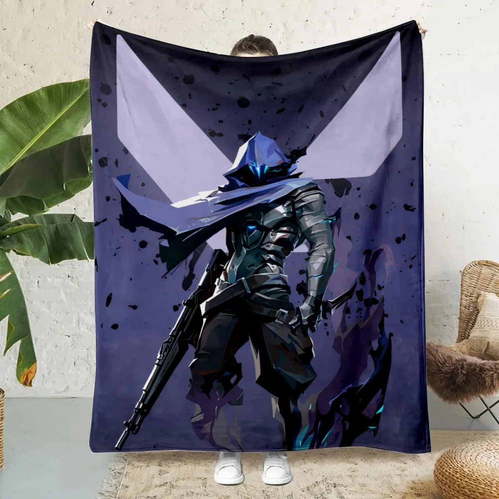 Gaming V-valorant Phoenixs Vipers Printed Picnic Blankets Warm Blanket Soft and Comfortable Blanket Home Travel Birthday Gift