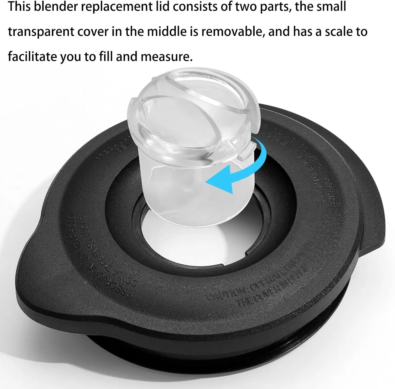 غطاء غطاء خلاط 6 أكواب لجرة خلاط أوستر 124461-000-000 178891-000-000 يناسب قطع غيار غطاء الخلاط Os-ter Pro 1200