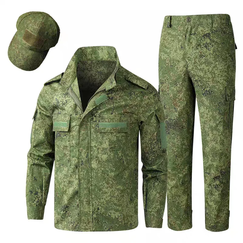 russian-little-green-man-camouflage-set-for-men's-outdoor-mountaineering-wear-resistant-stormtrooper-suit-field-training-suit