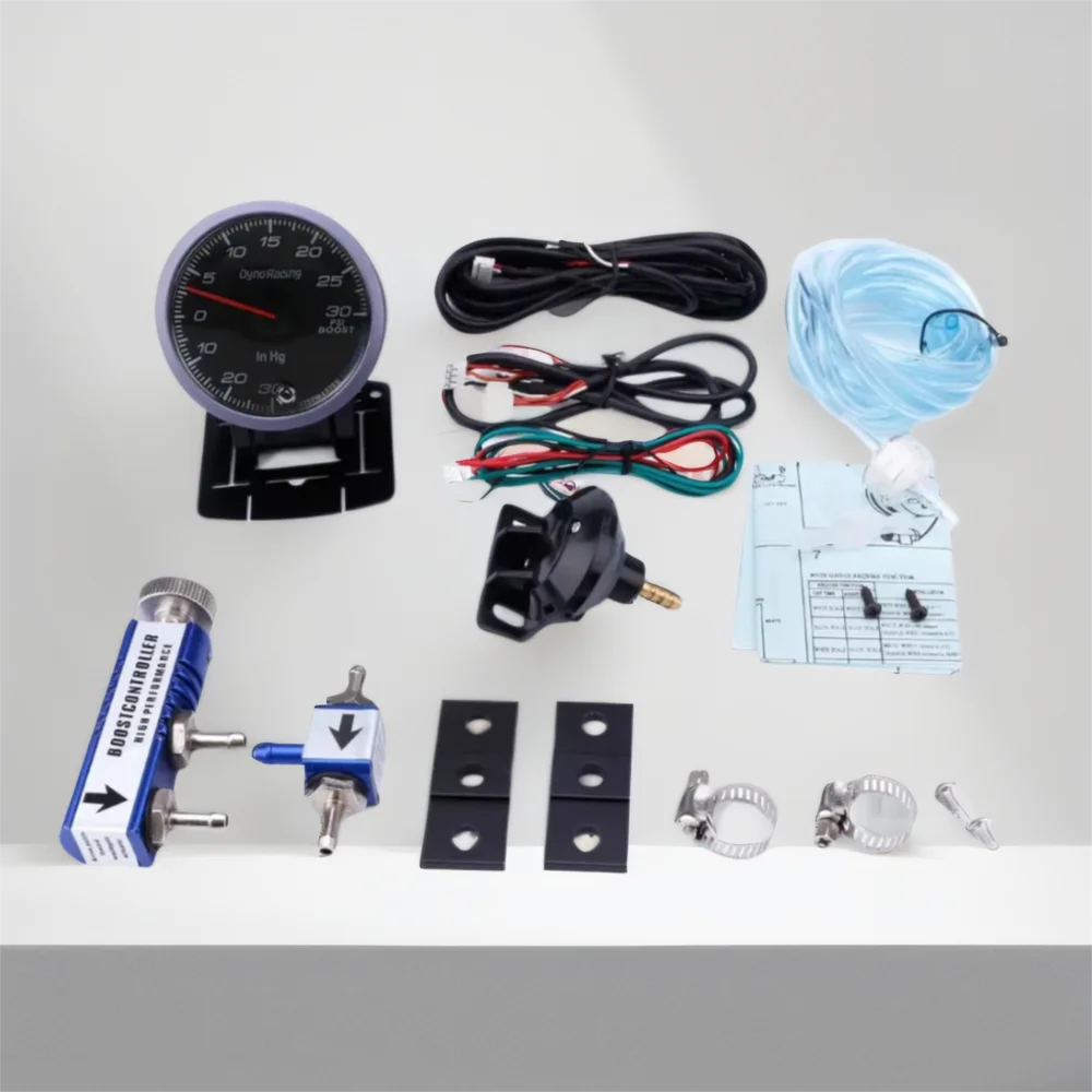 

Adjustable Turbo Boost Controller Kit 1-30PSI IN-CABIN Dynoracing 60MM Car Turbo Boost Gauge 30PSI Car Meter