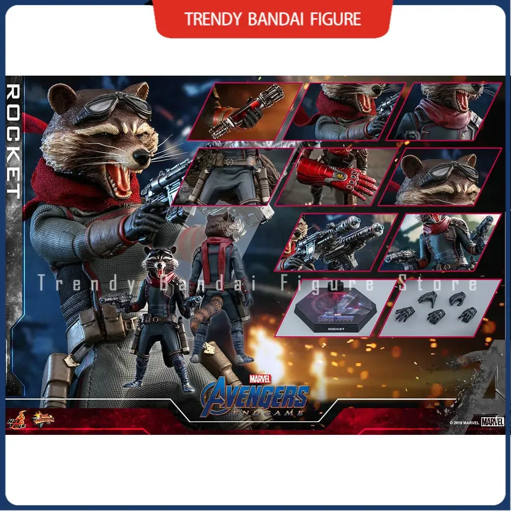 

HotToys 1/6 MMS548 Ракетный енот Мстители: Эндшпиль Вер. Оригинальная Коллекционная Фигурка Аниме Экшн Модель Игрушки