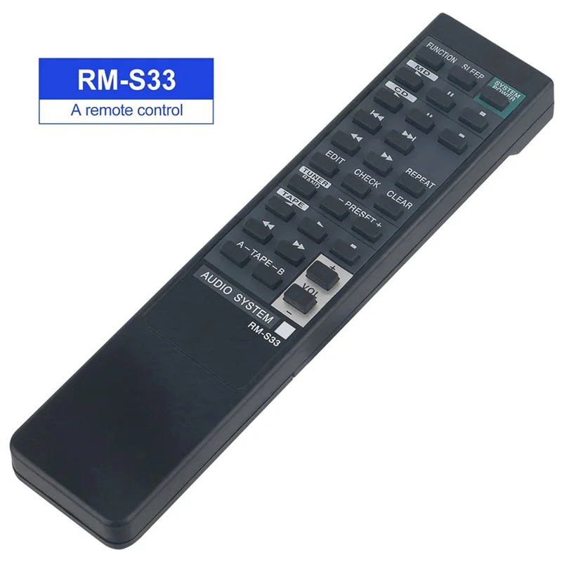 

B92B-10X RM-S33 Remote Control For Sony Audio System HCDH801 MHC701 MHC-701 MHC-801 MHC-S30 MHC801 MHCS30 STD777ES