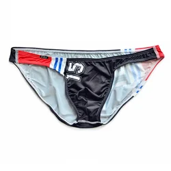 Ice injBriefs-Sous-vêtements transparents super fins, taille basse, sexy, pour hommes homosexuels, bikini, maillot de bain, piscine