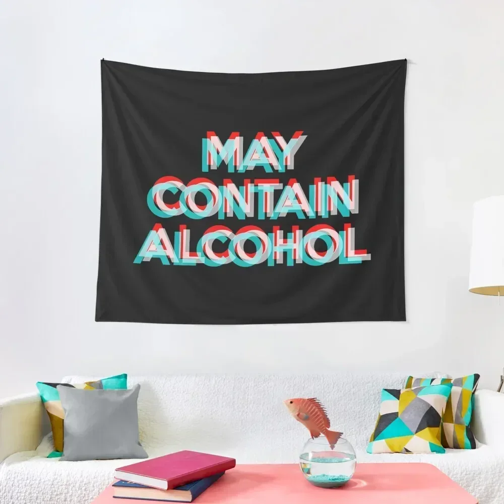 

May Contain Alcohol Tapestry Decorative Wall Mural Decorative Paintings Decoration Wall Mushroom Tapestry